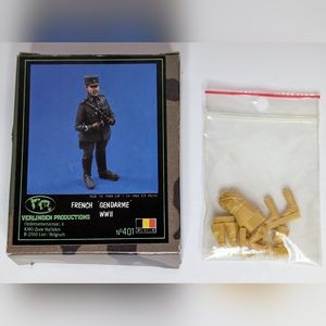 Verlinden French "Gendarme" WWII No. 401 Miniature Figure 1/35 scale Open Box